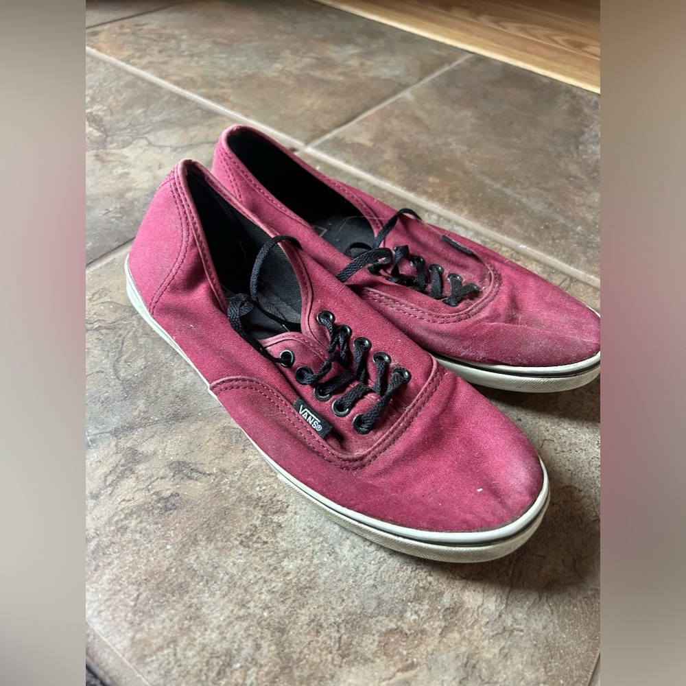Maroon Vans